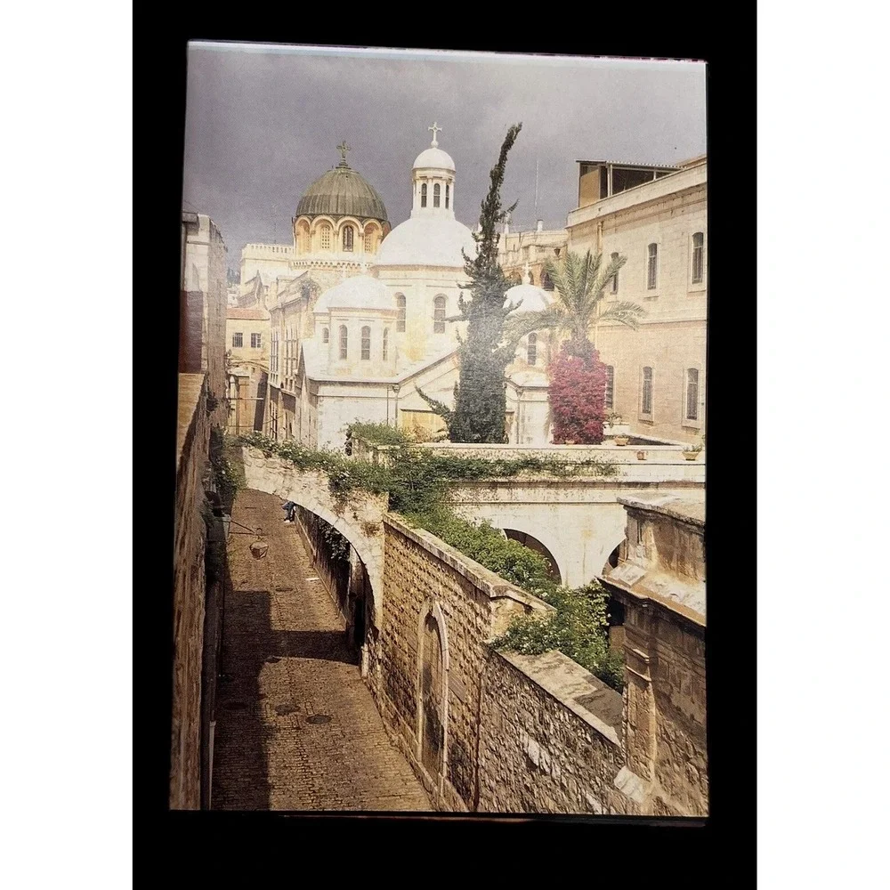 Vintage Postcards Jerusalem Bethlehem‎ Israel Holy Unposted Star Cards Lot of 28